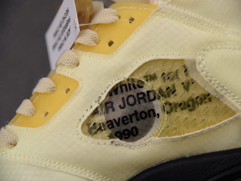 OFF-WHITE x Air Jordan 5 Sail(DH8565-100)